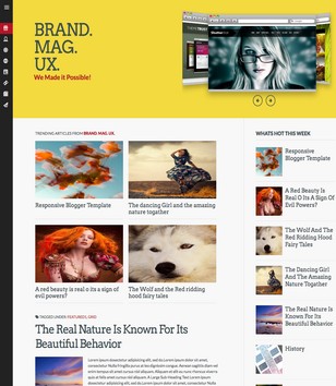 Brand Mag UX Responsiveblogger template