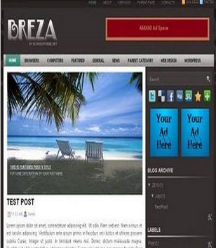 Brezablogger template
