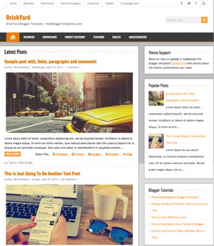 BrickYard Simpleblogger template
