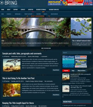 Bring Responsiveblogger template