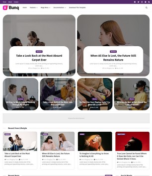 Bunqblogger template