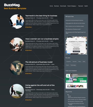 BuzzMag Responsiveblogger template