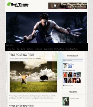 Canvasblogger template