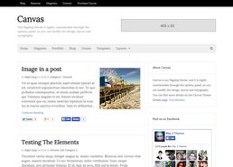 Canvas Simpleblogger template