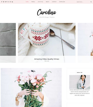 Carolinablogger template