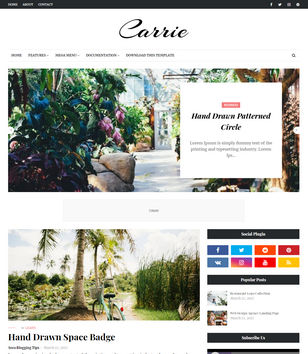 Carrieblogger template