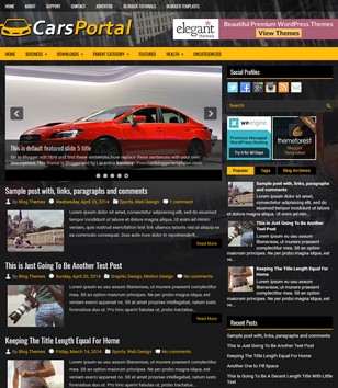 CarsPortalblogger template