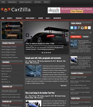 CarZillablogger template