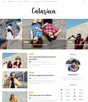 Catarinablogger template