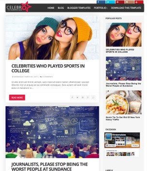 Celebro Responsiveblogger template