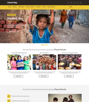 Charity Magblogger template