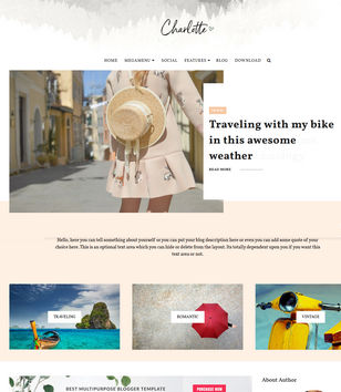Charlotteblogger template
