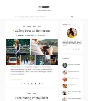 Charm Responsiveblogger template