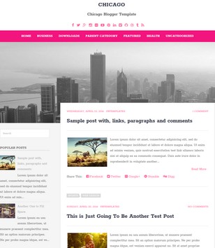 Chicagoblogger template