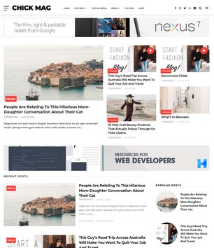 ChickProblogger template