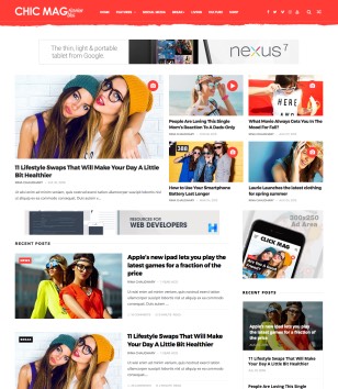 Chicmag Fashionblogger template