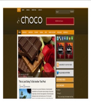 Chocoblogger template