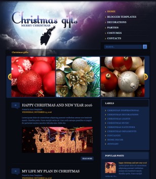 Christmas Giftsblogger template