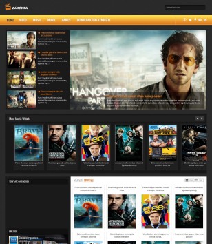 Cinema Movieblogger template