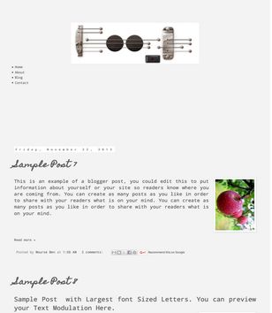 Classic Notesblogger template