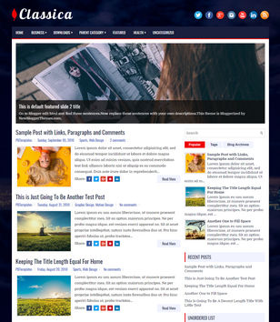 Classicablogger template