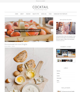 CockTail Simpleblogger template