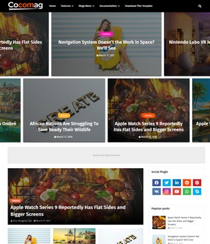 CocoMagblogger template
