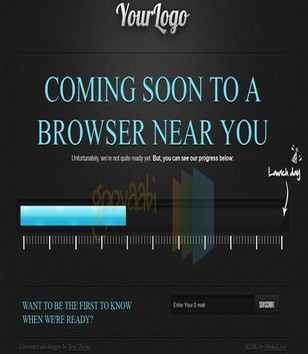 Coming Soonblogger template