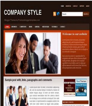 Company Styleblogger template