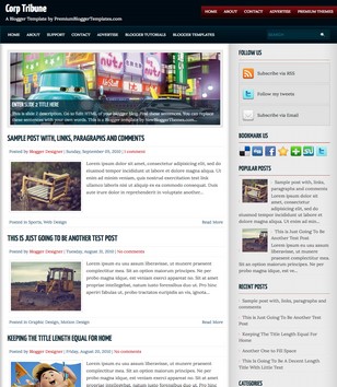 Corp Tribuneblogger template
