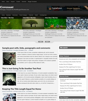 Covenantblogger template