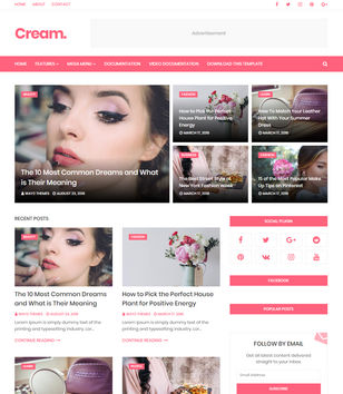 Creamblogger template