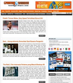 Creating Website 2blogger template