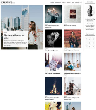 Creative Blogblogger template