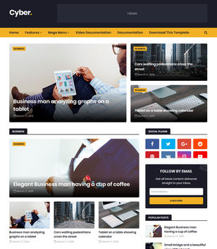 Cyberblogger template