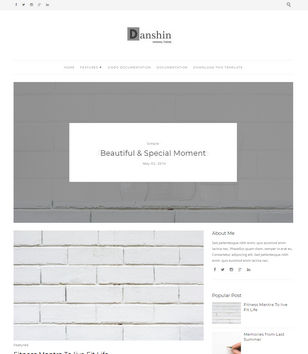 Danshinblogger template