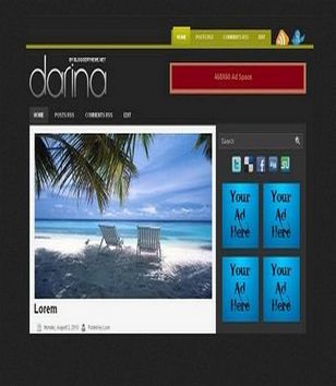 Darinablogger template