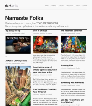 Darkwhite Responsiveblogger template