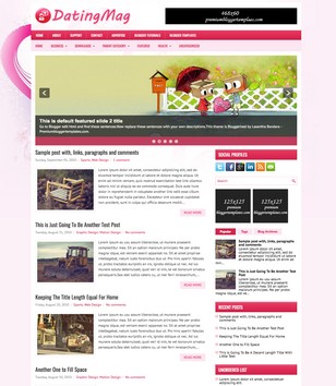 DatingMag Pinkblogger template