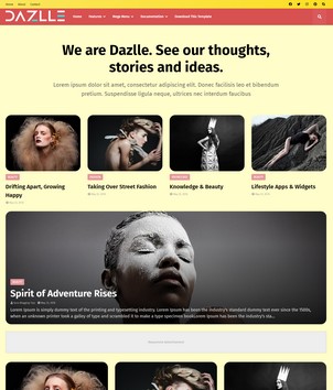 Dazzleblogger template