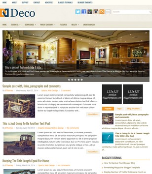 Deco 2 Columnsblogger template