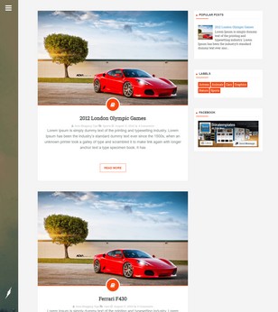 Deep Views Responsiveblogger template