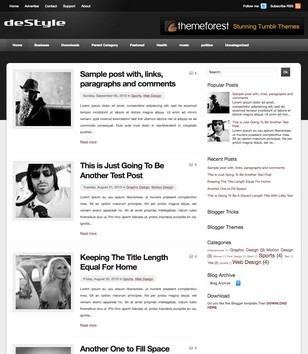 deStyleblogger template