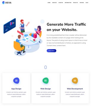 Devablogger template
