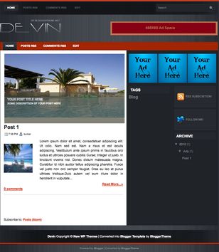 Devinblogger template