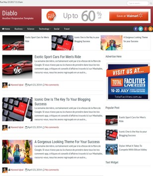 Diablo Responsiveblogger template