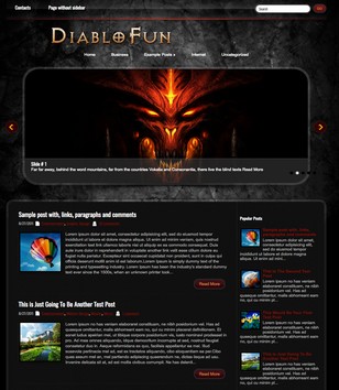 DiabloFunblogger template