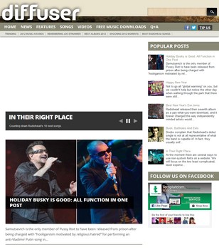 Diffuser Newsblogger template