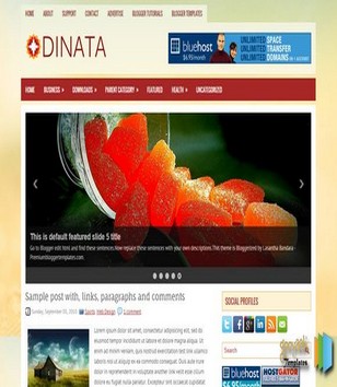 Dinata 2 Columnsblogger template