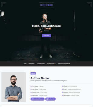 Directorblogger template